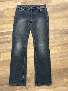 Buffalo David Bitton Women's Straight Leg Jeans in Indigo Fade
